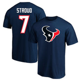 C.J. Stroud Houston Texans Big & Tall Player Name & Number T-Shirt Navy | Fanatics