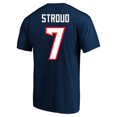 C.J. Stroud Houston Texans Big & Tall Player Name & Number T-Shirt Navy | Fanatics