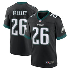 Saquon Barkley Philadelphia Eagles Alternate Game Jersey Black | Nike for Sale
