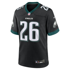 Saquon Barkley Philadelphia Eagles Alternate Game Jersey Black | Nike for Sale