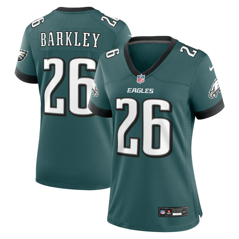 Saquon Barkley Philadelphia Eagles Women's Game Player Jersey Midnight Green | Nike for Sale