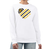 San Diego Padres G-III 4Her by Carl Banks Women's Heart Logo Fleece Pullover Sweatshirt - MLB
