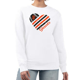 San Francisco Giants G-III 4Her by Carl Banks Women's Heart Logo Fleece Pullover Sweatshirt - MLB