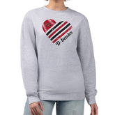 Arizona Diamondbacks G-III 4Her by Carl Banks Women's Heart Logo Fleece Pullover Sweatshirt - MLB