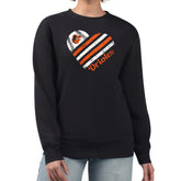 Baltimore Orioles G-III 4Her by Carl Banks Women's Heart Logo Fleece Pullover Sweatshirt - MLB