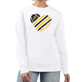 Pittsburgh Pirates G-III 4Her by Carl Banks Women's Heart Logo Fleece Pullover Sweatshirt - MLB