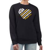 San Diego Padres G-III 4Her by Carl Banks Women's Heart Logo Fleece Pullover Sweatshirt - MLB