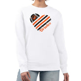 Baltimore Orioles G-III 4Her by Carl Banks Women's Heart Logo Fleece Pullover Sweatshirt - MLB