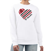 Arizona Diamondbacks G-III 4Her by Carl Banks Women's Heart Logo Fleece Pullover Sweatshirt - MLB