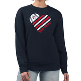 Cleveland Guardians G-III 4Her by Carl Banks Women's Heart Logo Fleece Pullover Sweatshirt - MLB