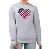 Minnesota Twins G-III 4Her by Carl Banks Women's Heart Logo Fleece Pullover Sweatshirt - MLB