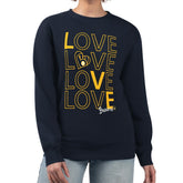 Milwaukee Brewers G-III 4Her by Carl Banks Women's Love Team Logo Fleece Pullover Sweatshirt - MLB