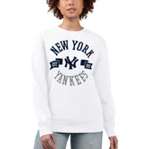 New York Yankees G-III 4Her by Carl Banks Women's Team Logo Fleece Pullover Sweatshirt - MLB