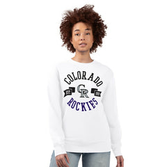 Colorado Rockies G-III 4Her by Carl Banks Women's Team Logo Fleece Pullover Sweatshirt - MLB