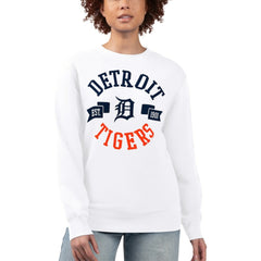 Detroit Tigers G-III 4Her by Carl Banks Women's Team Logo Fleece Pullover Sweatshirt - MLB