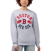 Boston Red Sox G-III 4Her by Carl Banks Women's Team Logo Fleece Pullover Sweatshirt - MLB