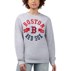 Boston Red Sox G-III 4Her by Carl Banks Women's Team Logo Fleece Pullover Sweatshirt - MLB