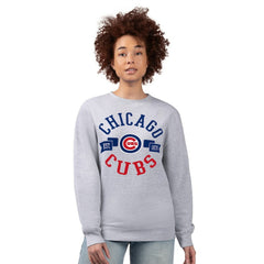 Chicago Cubs G-III 4Her by Carl Banks Women's Team Logo Fleece Pullover Sweatshirt - MLB