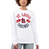 St. Louis Cardinals G-III 4Her by Carl Banks Women's Team Logo Fleece Pullover Sweatshirt - MLB
