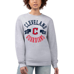 Cleveland Guardians G-III 4Her by Carl Banks Women's Team Logo Fleece Pullover Sweatshirt - MLB