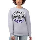 Colorado Rockies G-III 4Her by Carl Banks Women's Team Logo Fleece Pullover Sweatshirt - MLB