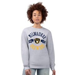 Milwaukee Brewers G-III 4Her by Carl Banks Women's Team Logo Fleece Pullover Sweatshirt - MLB