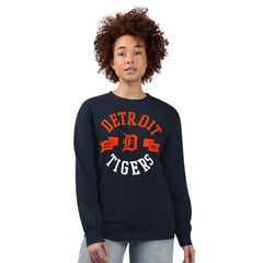 Detroit Tigers G-III 4Her by Carl Banks Women's Team Logo Fleece Pullover Sweatshirt - MLB