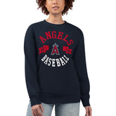 Los Angeles Angels G-III 4Her by Carl Banks Women's Team Logo Fleece Pullover Sweatshirt - MLB