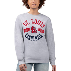 St. Louis Cardinals G-III 4Her by Carl Banks Women's Team Logo Fleece Pullover Sweatshirt - MLB