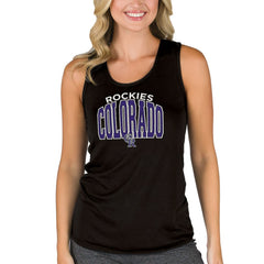 Colorado Rockies Concepts Sport Women's Marathon Racerback Tank Top - MLB
