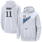 Trae Young Atlanta Hawks 2024/25 Name & Number Pullover Hoodie White - NBA