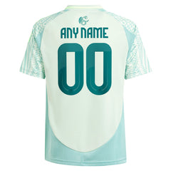 Mexico National Team Youth 2024 Away Replica Custom Jersey Green | Adidas Online