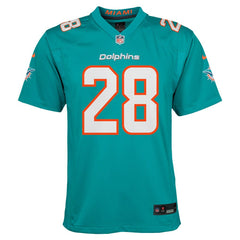 De’Von Achane Miami Dolphins Youth Game Jersey Aqua | Nike for Sale