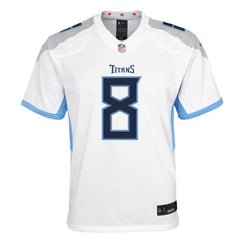 Will Levis Tennessee Titans Youth Game Jersey White | Nike for Sale