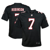 Bijan Robinson Atlanta Falcons Youth Game Jersey Black | Nike for Sale