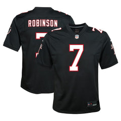 Bijan Robinson Atlanta Falcons Youth Game Jersey Black | Nike for Sale