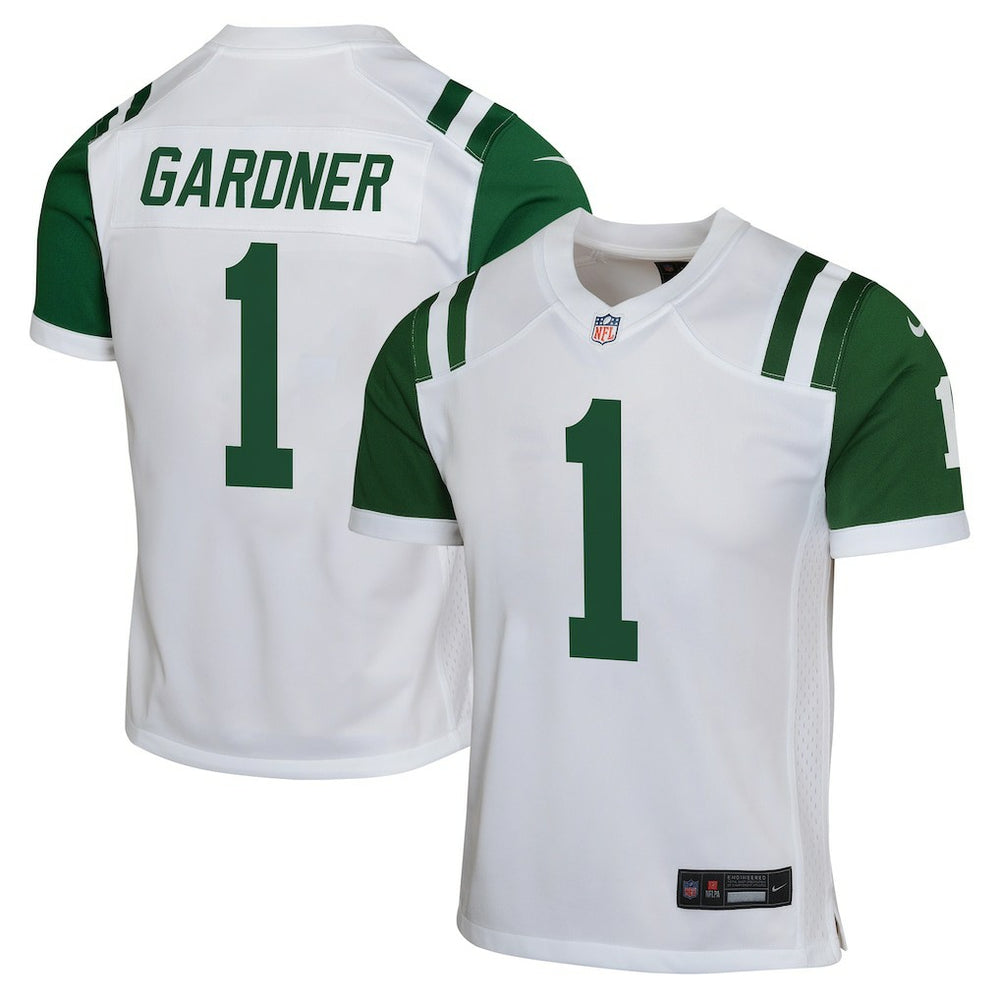 Ahmad Sauce Gardner New York Jets Youth Game Jersey White | Nike for Sale