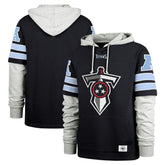 Tennessee Titans '47 Double Header Blitz Cornerback Pullover Hoodie Navy | 47 brand