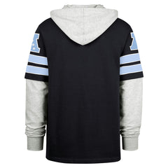 Tennessee Titans '47 Double Header Blitz Cornerback Pullover Hoodie Navy | 47 brand
