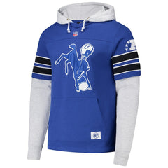Indianapolis Colts '47 Throwback Double Header Blitz Cornerback Hoodie Royal | 47 brand