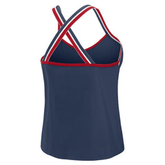 Atlanta Braves WEAR by Erin Andrews Women's Cross Strap Tank Top - MLB
