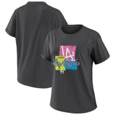 Los Angeles Dodgers WEAR by Erin Andrews Women's Domestic Box Color Boyfriend T-Shirt - MLB