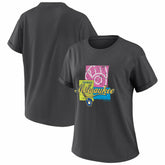 Milwaukee Brewers WEAR by Erin Andrews Women's Domestic Box Color Boyfriend T-Shirt - MLB