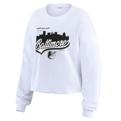 Baltimore Orioles WEAR by Erin Andrews Women's Domestic Postcard Long Sleeve T-Shirt - MLB