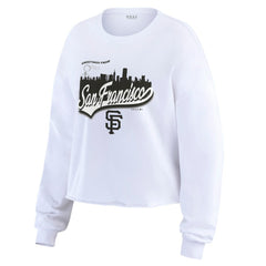 San Francisco Giants WEAR by Erin Andrews Women's Domestic Postcard Long Sleeve T-Shirt - MLB