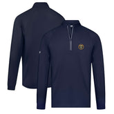Denver Nuggets Levelwear Theory Insignia Core Quarter-Zip Pullover Top Navy - NBA
