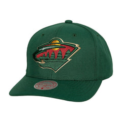 Minnesota Wild Mitchell & Ness Core Team Ground Pro Adjustable Hat - Green - NHL