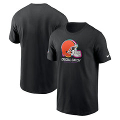 Cleveland Browns Youth 2024 NFL Crucial Catch T-Shirt Black | Nike for Sale