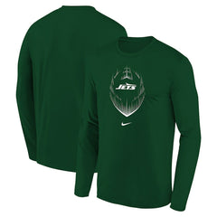 New York Jets Youth Legend Icon Long Sleeve T-Shirt Green | Nike for Sale