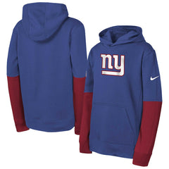New York Giants Youth Club Pullover Hoodie Royal | Nike for Sale